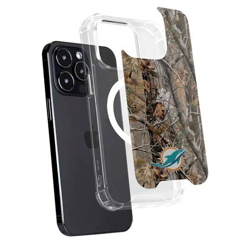 NFL Miami Dolphins Realtree AP Camo iPhone 15 Pro MagSafe Case